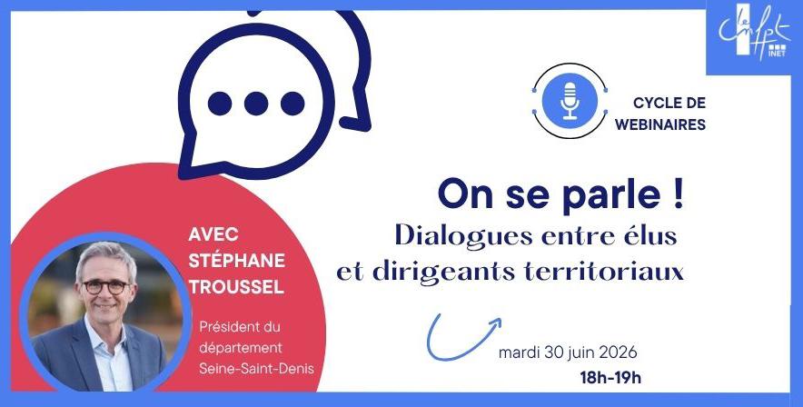 Stéphane Troussel l'invité du webinaire élus et cadres dirigeants