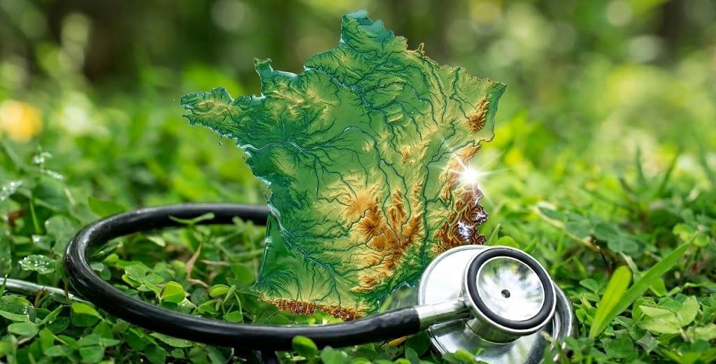 stéthoscope et territoires français